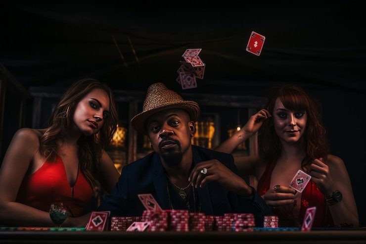 Permainan meja klasik seperti blackjack dan roulette tersedia dengan pengalaman otentik di viv55